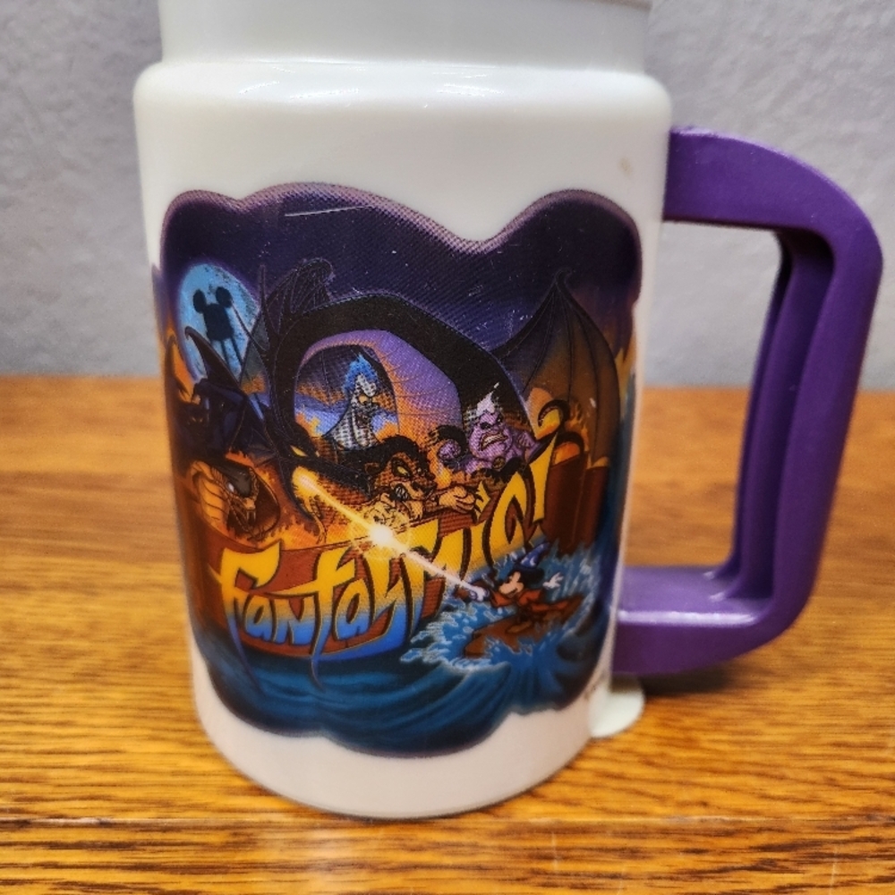 Disneyland Fantasmic plastic travel mug